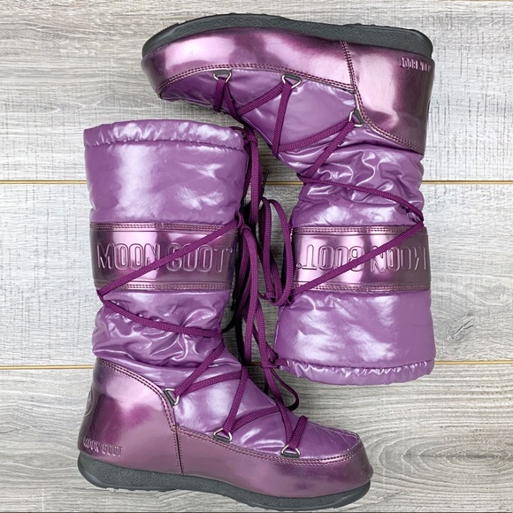 moon boots purple